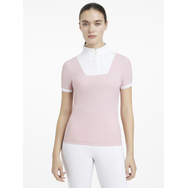 Wedstrijdshirt LeMieux geplooid Sophia korte mouwen Wedstrijdshirt LeMieux geplooid Sophia korte mouwen