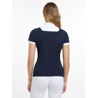 Turniershirt LeMieux Sophia kurzärmelig Marine Marineblau Turniershirt LeMieux Sophia kurzärmelig Marine Marineblau