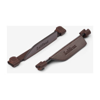 Oeillères de bridon LeMieux en cuir Havanna Braun