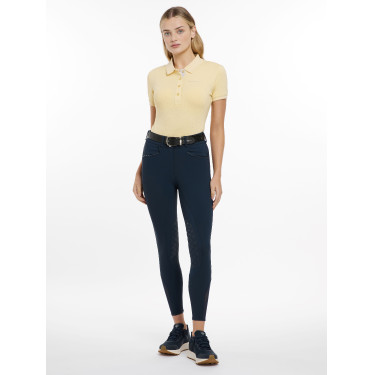 Pantalon d'équitation à basanes silicone Imogen Marine Marineblau