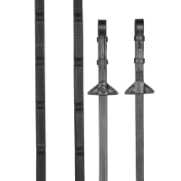 Rênes caoutchouc LeMieux Ergo Grip Schwarz