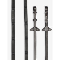 Rênes caoutchouc LeMieux Ergo Grip Braun