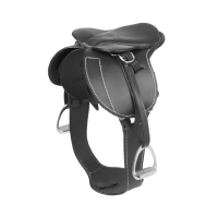 Selle de CSO avec sangle bavette LeMieux Toy Pony Schwarz Selle de CSO avec sangle bavette LeMieux Toy Pony Schwarz