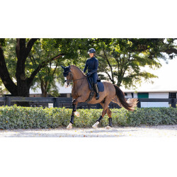 Tapis de dressage LeMieux Essence Square Marine Marineblau Tapis de dressage LeMieux Essence Square Marine Marineblau