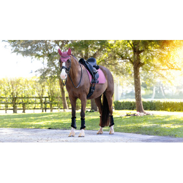 Tapis de dressage LeMieux Essence Square Rosenholz Rosa