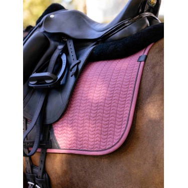 Tapis de dressage LeMieux Essence Square Rosenholz Rosa