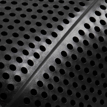 Acavallo Classic Gel Stoßdämpfer mit Lammfell Schwarz / braune Wolle