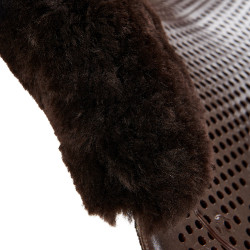 Acavallo Dri-lex Gel Lammfell Stoßdämpfer Braun / braunes Schaf