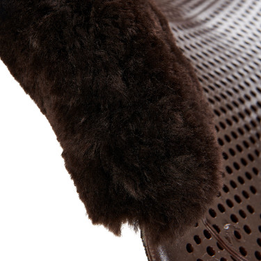 Acavallo Dri-lex Gel Lammfell Stoßdämpfer Braun / braunes Schaf