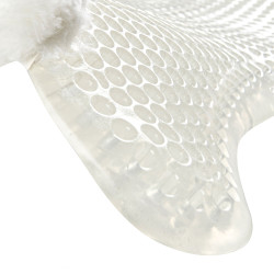 Acavallo Stoßdämpfer Lammfell Vorderer Riser Transparent / weißes Lamm Acavallo Stoßdämpfer Lammfell Vorderer Riser Transparent / weißes Lamm