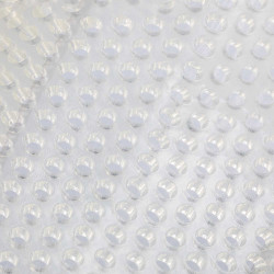 Gel- und Lammfell-Stoßdämpfer Hinterer Erhöhungskeil Acavallo Transparent / weißes Lamm Gel- und Lammfell-Stoßdämpfer Hinterer Erhöhungskeil Acavallo Transparent / weißes Lamm