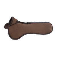 Dämpfer mit konfigurierbaren Taschen und Vorder- und Hintererhöhung Piuma WFS aus Wildleder Acavallo Braun