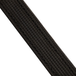 Trense Acavallo Parnaso Leder Doppelzügel Schwarz / Weiß