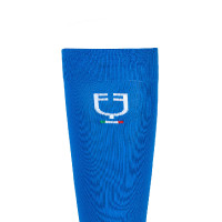 Technische elastische Socken mit italienischer Flagge Equestro Schwarz Technische elastische Socken mit italienischer Flagge Equestro Schwarz