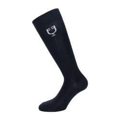Technische elastische Socken mit italienischer Flagge Equestro Marine Marineblau Technische elastische Socken mit italienischer Flagge Equestro Marine Marineblau