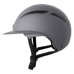 Imperial Riding Olania Deluxe Reithelm mit großem Visier Grau