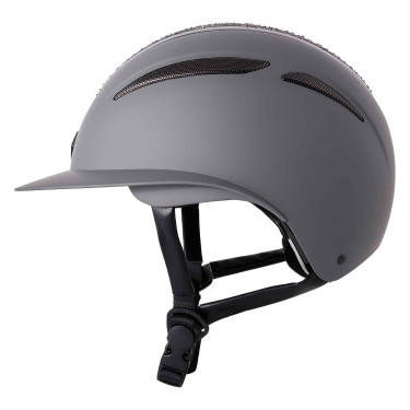 Imperial Riding Olania Deluxe Reithelm mit großem Visier Grau