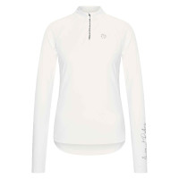 Langarm-Poloshirt Imperial Riding Parla Damen Weiß Wei&szlig;
