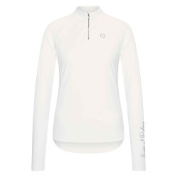 Langarm-Poloshirt Imperial Riding Parla Damen Weiß Weiß Langarm-Poloshirt Imperial Riding Parla Damen Weiß Weiß