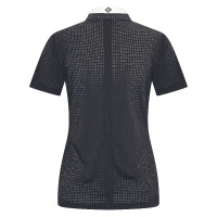 Wettkampf-Poloshirt Mesh Imperial Riding Grandprix Kurzarm Damen Weiß Wei&amp;amp;amp;amp;amp;szlig;