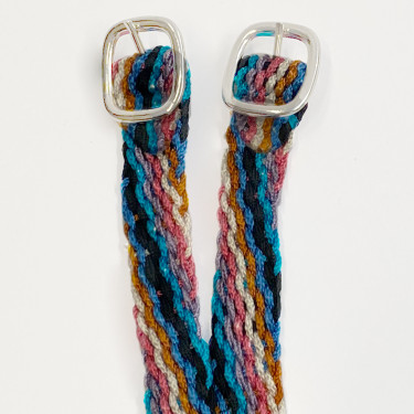 Geflochtene Sporenriemen aus Nylon Multi Mehrfarbig