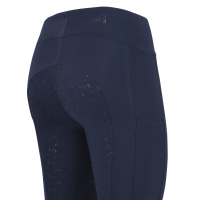 Reitleggings Euro-Star Empower FullGrip Marine Marineblau