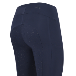 Reitleggings Euro-Star Empower FullGrip Marine Marineblau