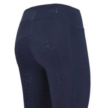 Reitleggings Euro-Star Empower FullGrip Marine Marineblau
