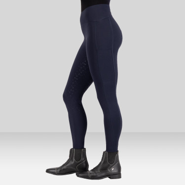 Reitleggings Euro-Star Empower FullGrip Marine Marineblau
