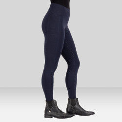 Reitleggings Euro-Star Empower FullGrip Marine Marineblau