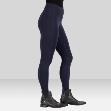Reitleggings Euro-Star Empower FullGrip Marine Marineblau