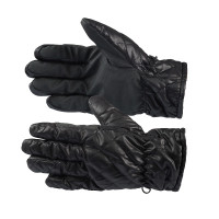 Winterstrickhandschuhe mit Steppnähten Horze Schwarz