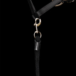 Anbindestrick Imperial Riding Classic mit einfachem Karabiner Schwarz