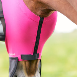 Fliegenmaske mit Nase Imperial Riding Trail ride Pink Rosa