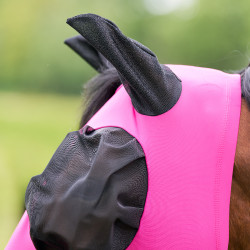 Fliegenmaske mit Nase Imperial Riding Trail ride Pink Rosa