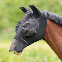 Fliegenmaske mit Nase Imperial Riding Trail ride Pink Rosa