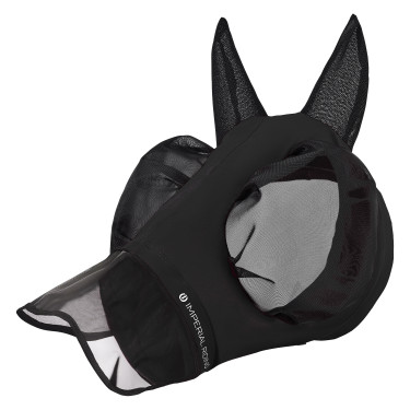 Fliegenmaske mit Nase Imperial Riding Trail ride Schwarz