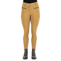 HV Polo Favourite Sporty FullGrip Reithose Stroh Braun