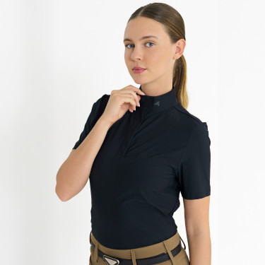 Wettkampf-Poloshirt Euro-Star Isabel Schwarz