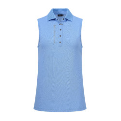 Ärmelloses Poloshirt HV Polo Myrthe Meer Blau