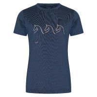 T-Shirt HV Polo Wesla Kinder Marine Marineblau