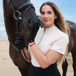 Tech top HV Polo Maureen Kaschmir Weiß Tech top HV Polo Maureen Kaschmir Weiß