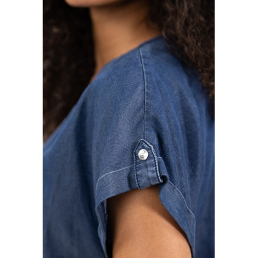 Bluse Harcour Shaina Marine Marineblau