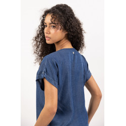 Bluse Harcour Shaina Marine Marineblau