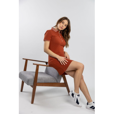 Polo-Kleid Harcour Dynamite Terrakotta Orange