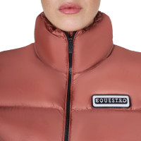 Damen-Kurzjacke mit Reißverschluss Equestro Mammutbaum Braun