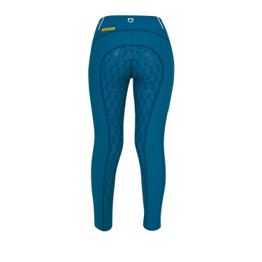 Mädchen-Leggings mit Grip und Equestro-Logo Mädchen-Leggings mit Grip und Equestro-Logo