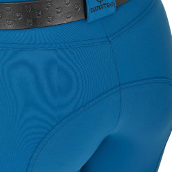 Eng anliegende Damenreithose mit Grip und Zenda Equestro Logo Korallenblau Eng anliegende Damenreithose mit Grip und Zenda Equestro Logo Korallenblau