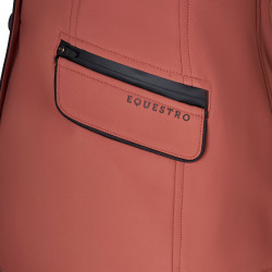 Wettkampfjacke Damen aus technischem Stretchstoff Equestro Mammutbaum Braun