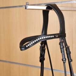 V-förmiges Stirnband Halb Swarovski Weiß New English Collection by Dy'on Schwarz V-förmiges Stirnband Halb Swarovski Weiß New English Collection by Dy'on Schwarz